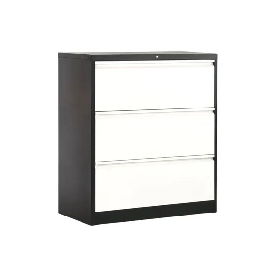 Metal 3 Drawer Lateral File Cabinet Storage Unit