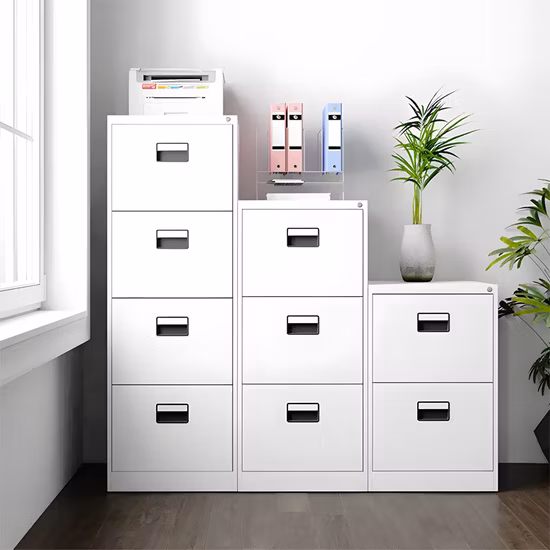 Fire Resistant Filing Cabinet with 4 Drawer for Office Use, Fireproof 4 Drawer Storage Cabinet, 4 Drawer File Cabinet