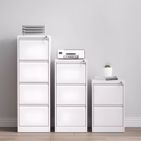 Fire Resistant Filing Cabinet with 4 Drawer for Office Use, Fireproof 4 Drawer Storage Cabinet, 4 Drawer File Cabinet