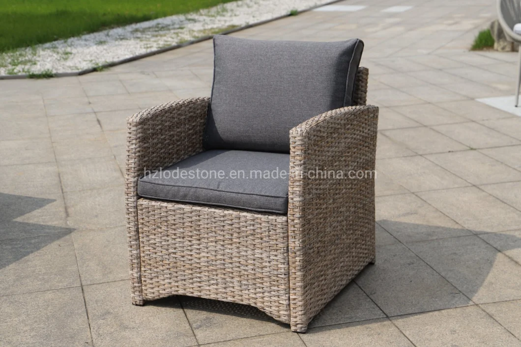 Wholesale Factory Price Garden Chair Modern Outdoor Furniture Patio Leisure Sofa Rattan Furniture