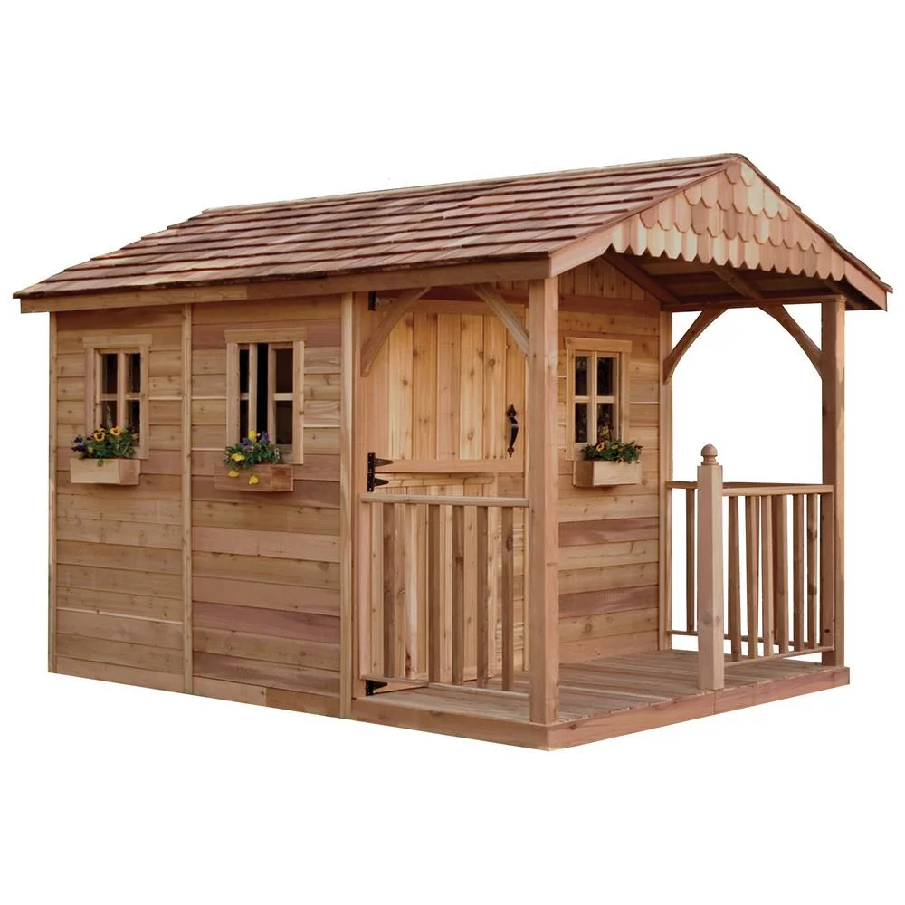 Custom Modern Garden Tool Wood Storage Shed New Type Prefabricated Wooden Shed