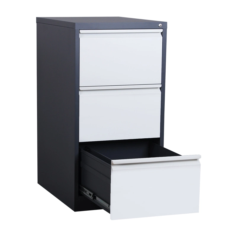 Office Vertical File Cabinet 4 Drawer 25" Deep Letter File Cabinet with Lock