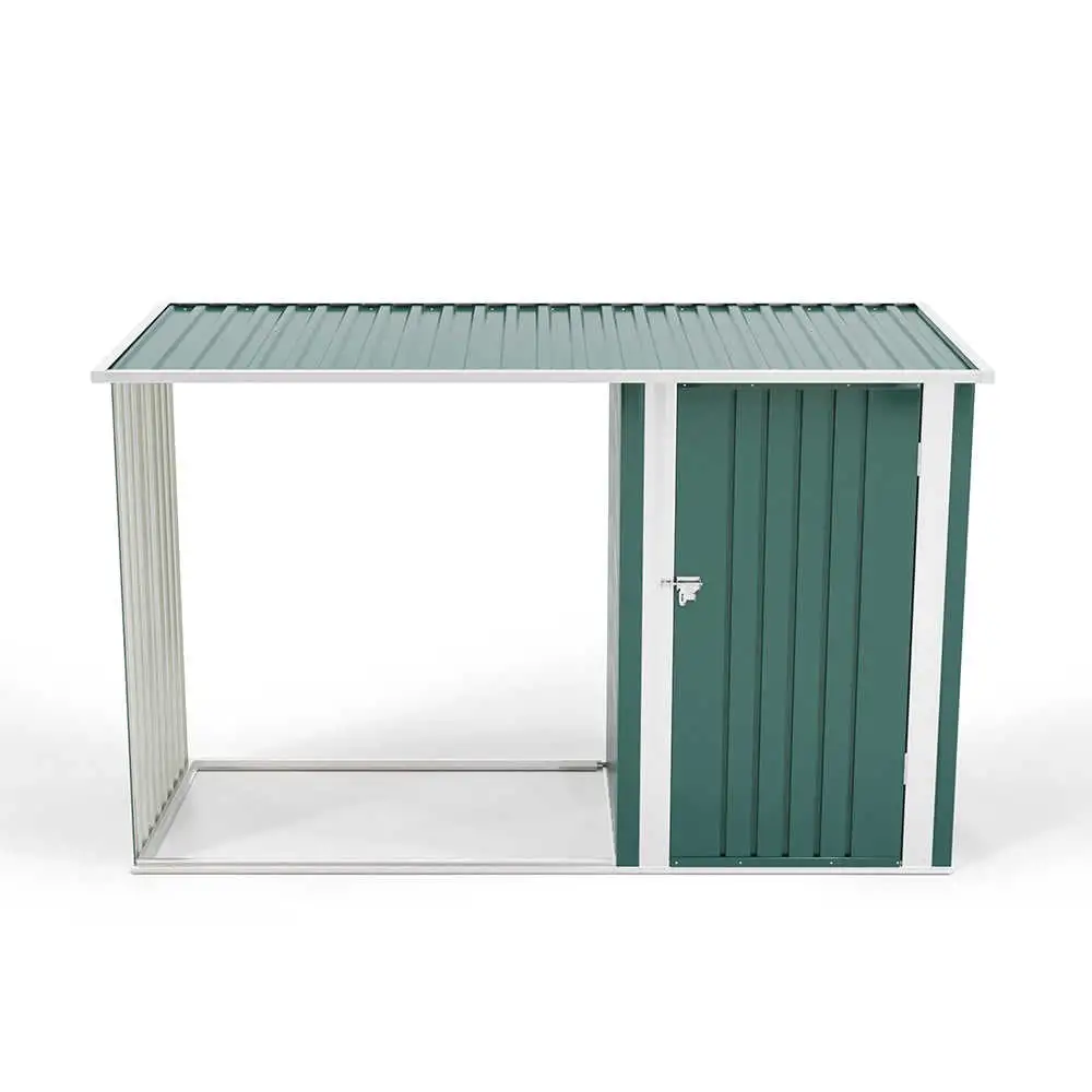 Hot Sale Building Garden Sheds Storage Portable Metal Green Waterproof Home Outdoor Metal Tools Storage Shed with Lockable