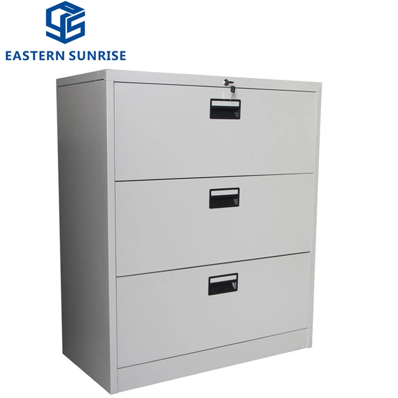 Factory Direct Sale Luoyang Vertical Lateral 3 Drawer File Cabinet