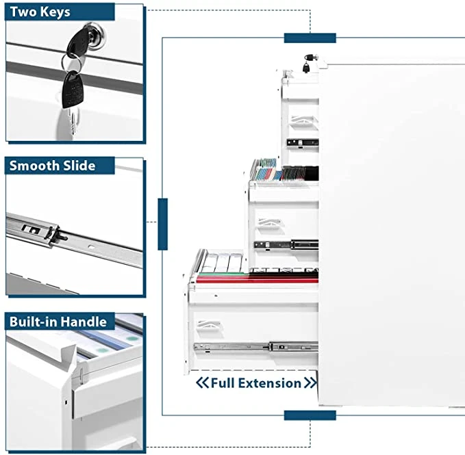 3 Layer Lateral Filing Cabinets Steel Cabinet 3 Drawer File Cabinet Drawer Laterales Cabinet