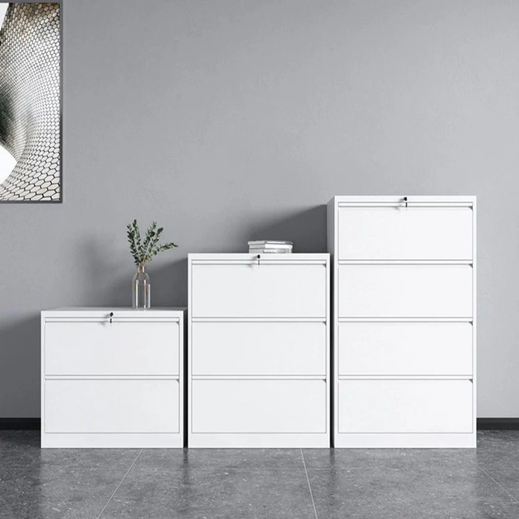 4-Drawer Premium Lateral File Cabinet, White