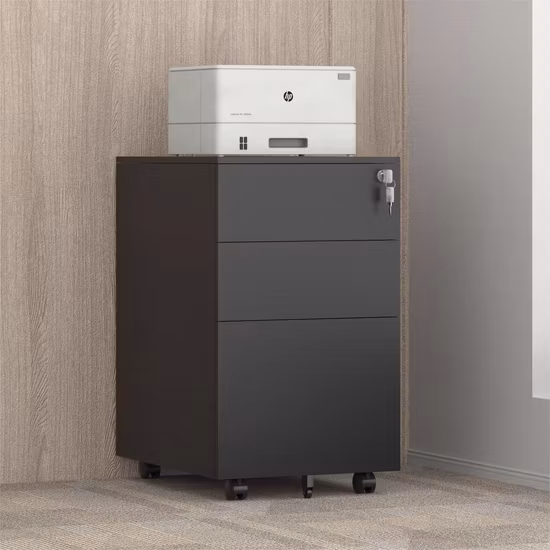 Armário de arquivo lateral pequeno Combinações de armários de arquivo lateral Armário de arquivo de escritório com gavetas