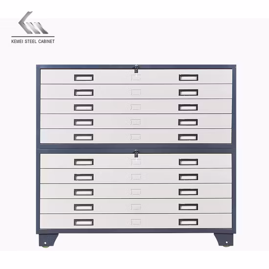 Armário de armazenamento de papel de arte/desenho de papel Armário de arquivo