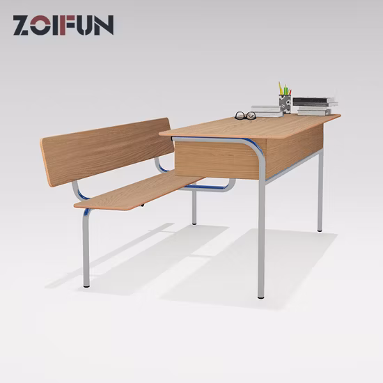 Moderna Cadeira Escrivaninha Sala de Aula para Aluno da Educação Primária Móveis Escolares de Metal Médio