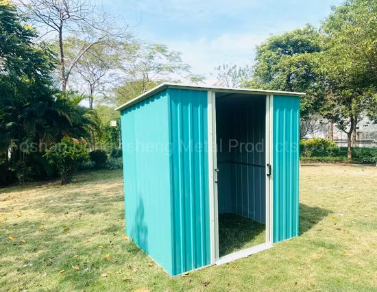 Armazém de ferramentas de metal de fácil montagem para quintal galpão de metal RDS6X4-GS2