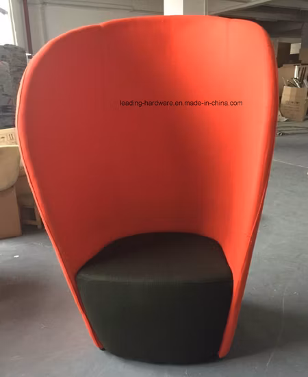 Móveis de saguão de hotel público de lazer com encosto alto de sofá individual